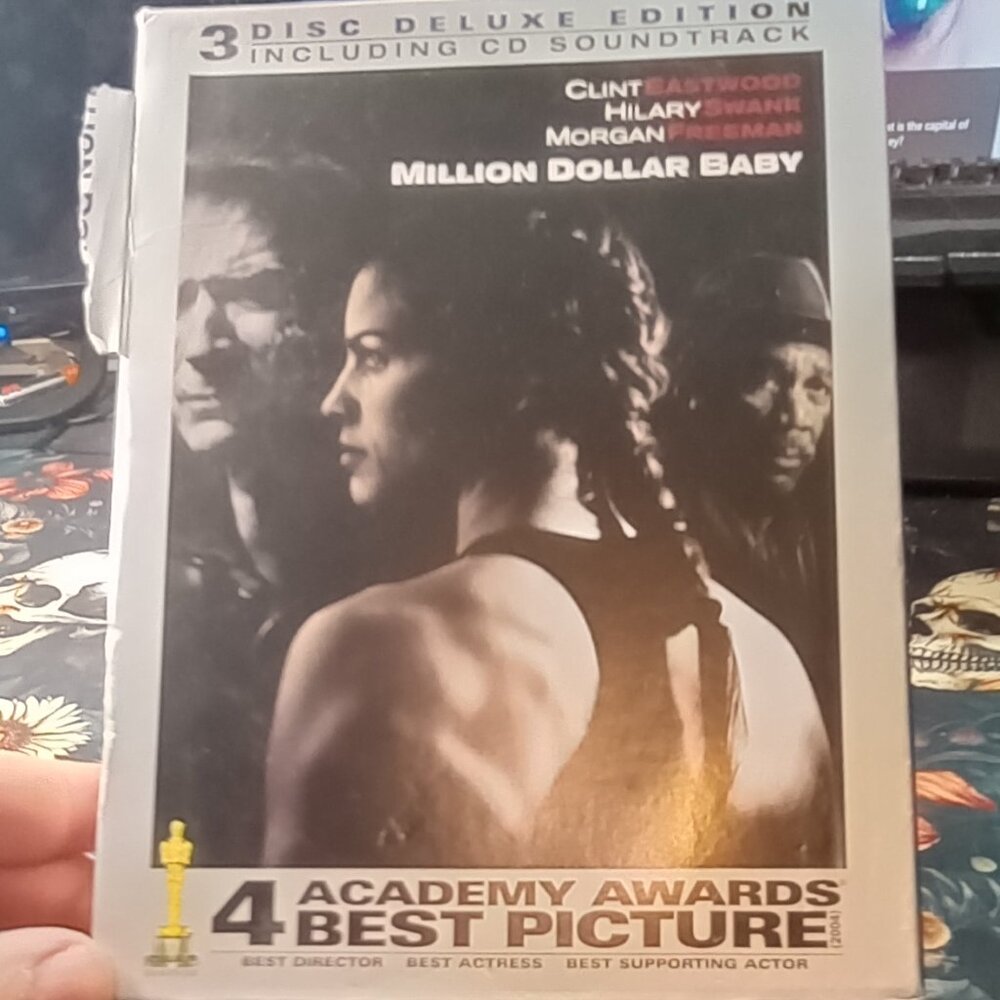 Million Dollar Baby 3-Disc Deluxe Edition DVD/Soundtrack Clint Eastwood Hilary